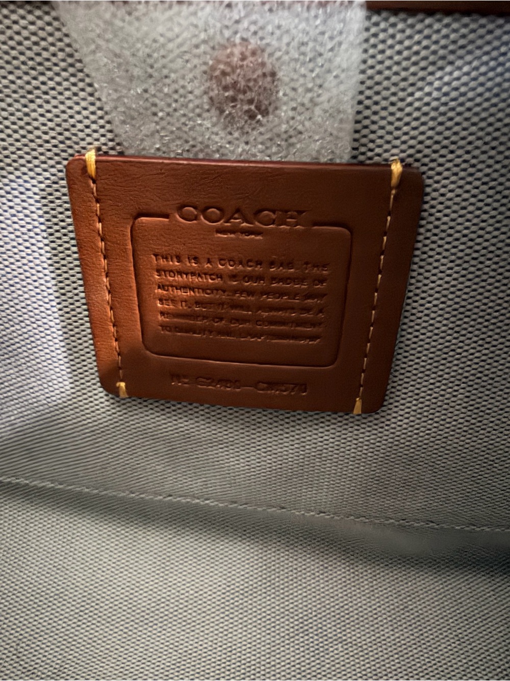 Coach Shearling Patchwork Rogue 25 Navy & Black w/Silver hardware | NWT - Picture 9 of 9